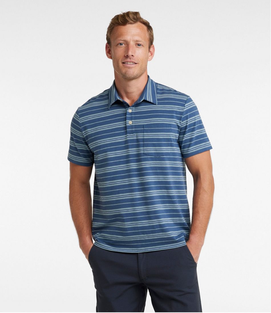 Men's Lakewashed Performance Polo, Short-Sleeve, Stripe - L.L.Bean Trusted