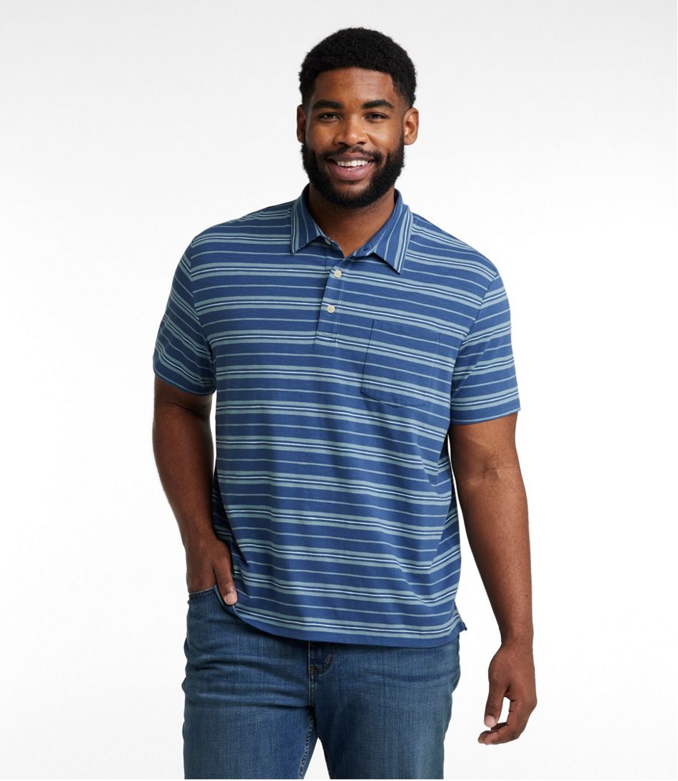 Men's Lakewashed Performance Polo, Short-Sleeve, Stripe - L.L.Bean Trusted