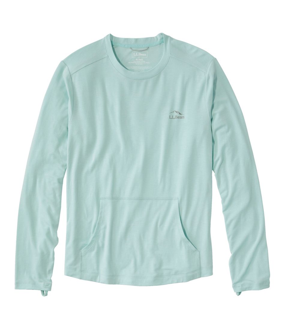 Men's Tropicwear Comfort Crew, Long-Sleeve - L.L.Bean Popular