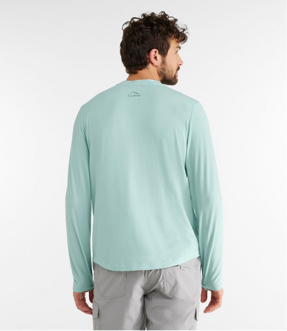 Men's Tropicwear Comfort Crew, Long-Sleeve - L.L.Bean Popular