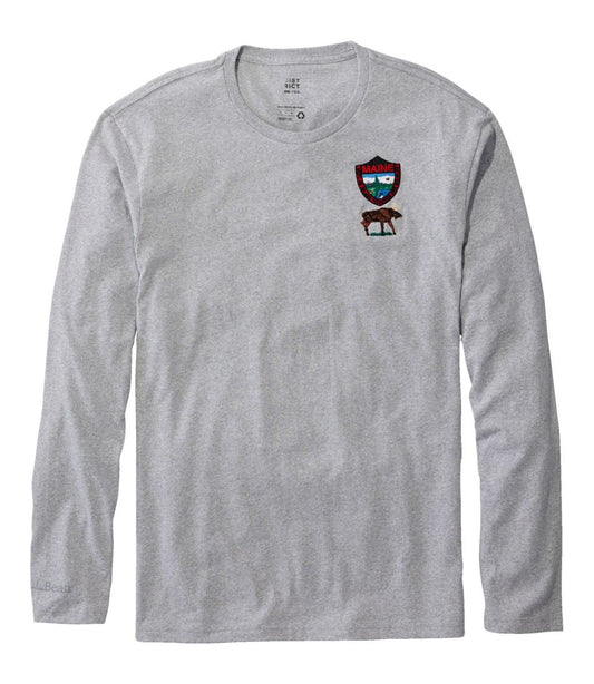 Men's MIF&W Tee, Long-Sleeve Moose - L.L.Bean Trending