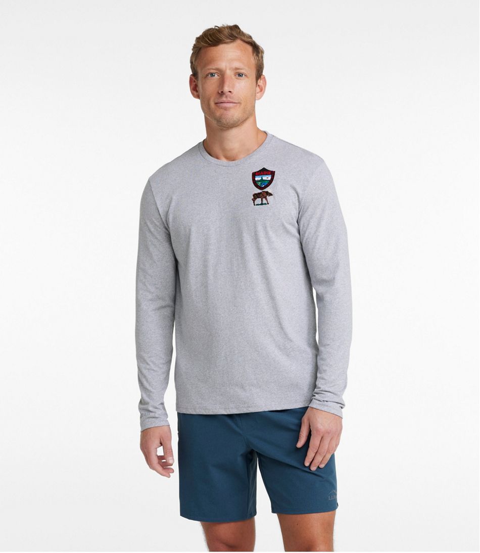 Men's MIF&W Tee, Long-Sleeve Moose - L.L.Bean Trending