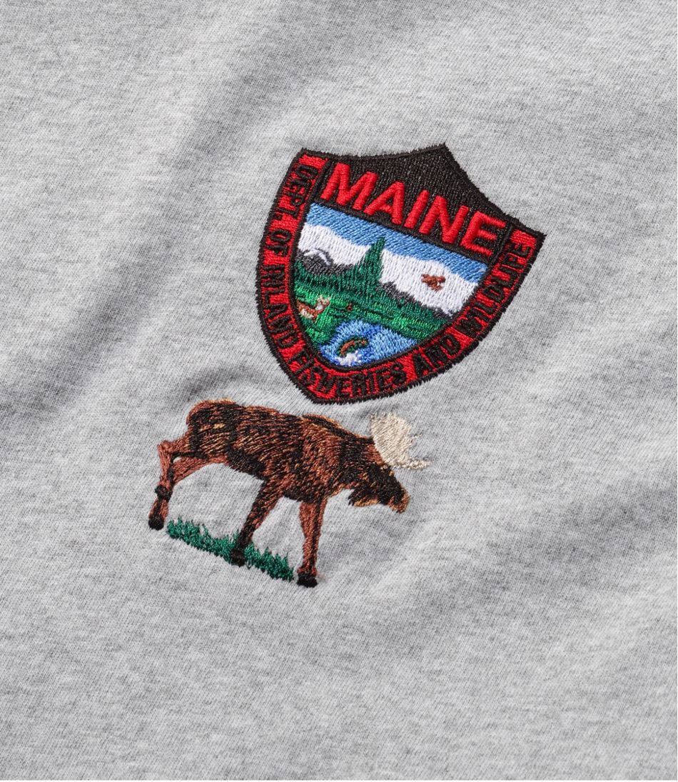 Men's MIF&W Tee, Long-Sleeve Moose - L.L.Bean Trending