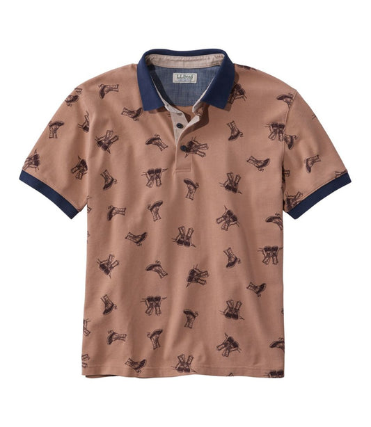 Men's Casco Bay Rugged Polo, Short-Sleeve, Print - L.L.Bean Best Seller