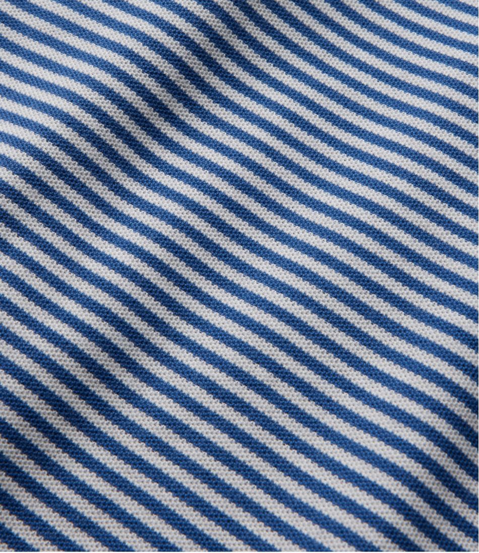 Men's Premium Double L® Polo, Banded Short-Sleeve Without Pocket Stripe - L.L.Bean Exclusive