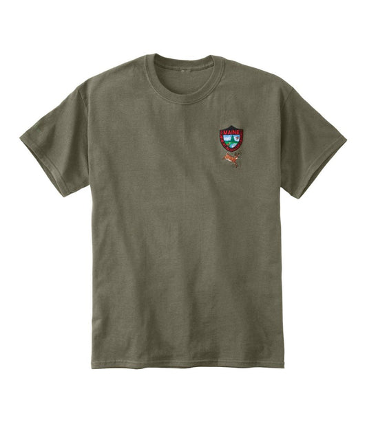 Men's Maine Inland Fisheries and Wildlife Tee, White-Tailed Deer - L.L.Bean Value