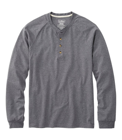 Men's Comfort Stretch Pima Tee Shirt, Long-Sleeve Henley - L.L.Bean Top Pick
