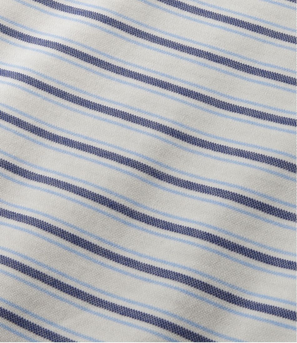 Men's Comfort Stretch Performance® Polo, Long-Sleeve, Stripe - L.L.Bean Featured
