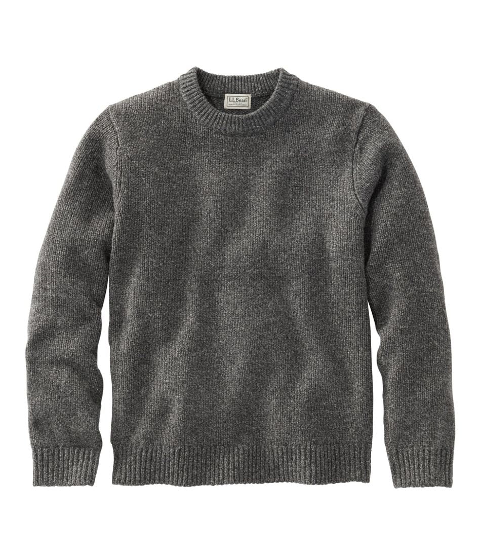 Men's Bean's Classic Ragg Wool Sweater, Crewneck - L.L.Bean Popular