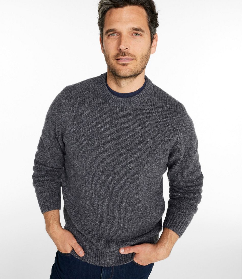 Men's Bean's Classic Ragg Wool Sweater, Crewneck - L.L.Bean Popular