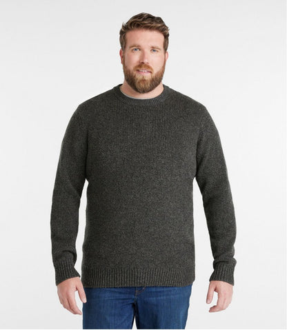Men's Bean's Classic Ragg Wool Sweater, Crewneck - L.L.Bean Popular