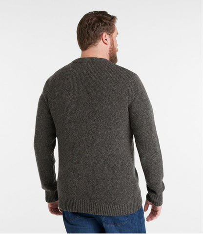 Men's Bean's Classic Ragg Wool Sweater, Crewneck - L.L.Bean Popular