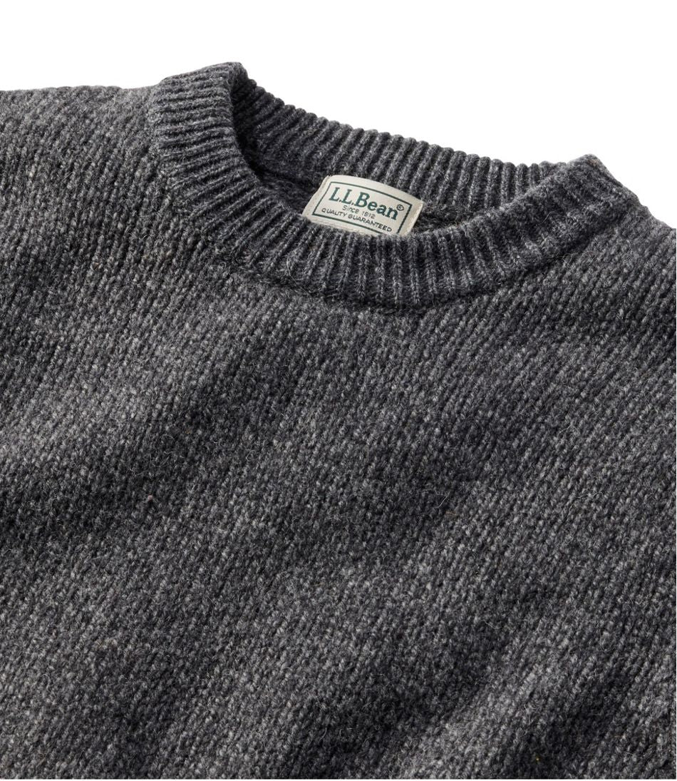 Men's Bean's Classic Ragg Wool Sweater, Crewneck - L.L.Bean Popular