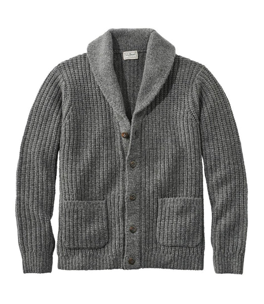 Men's L.L.Bean Classic Ragg Wool Sweater, Cardigan - L.L.Bean Best Seller