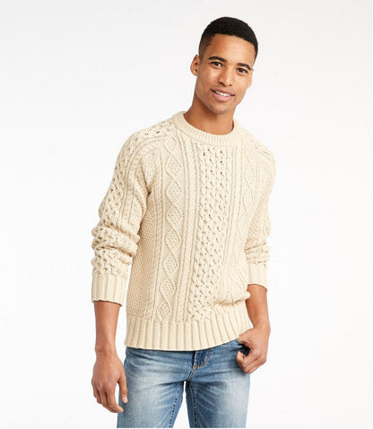 Men's Signature Cotton Fisherman Sweater - L.L.Bean Essential
