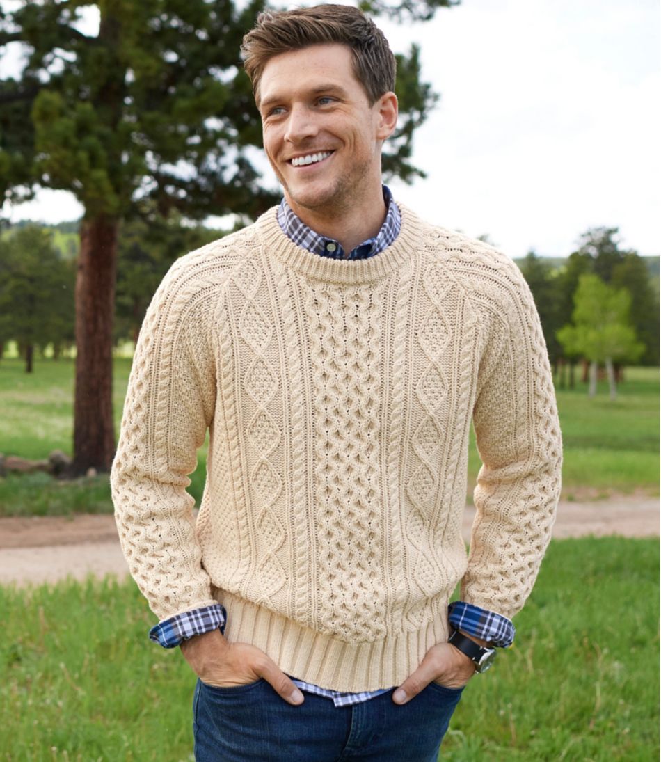 Men's Signature Cotton Fisherman Sweater - L.L.Bean Essential