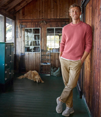 Men's Sunwashed Textured Cotton Sweater, Crewneck - L.L.Bean Everyday