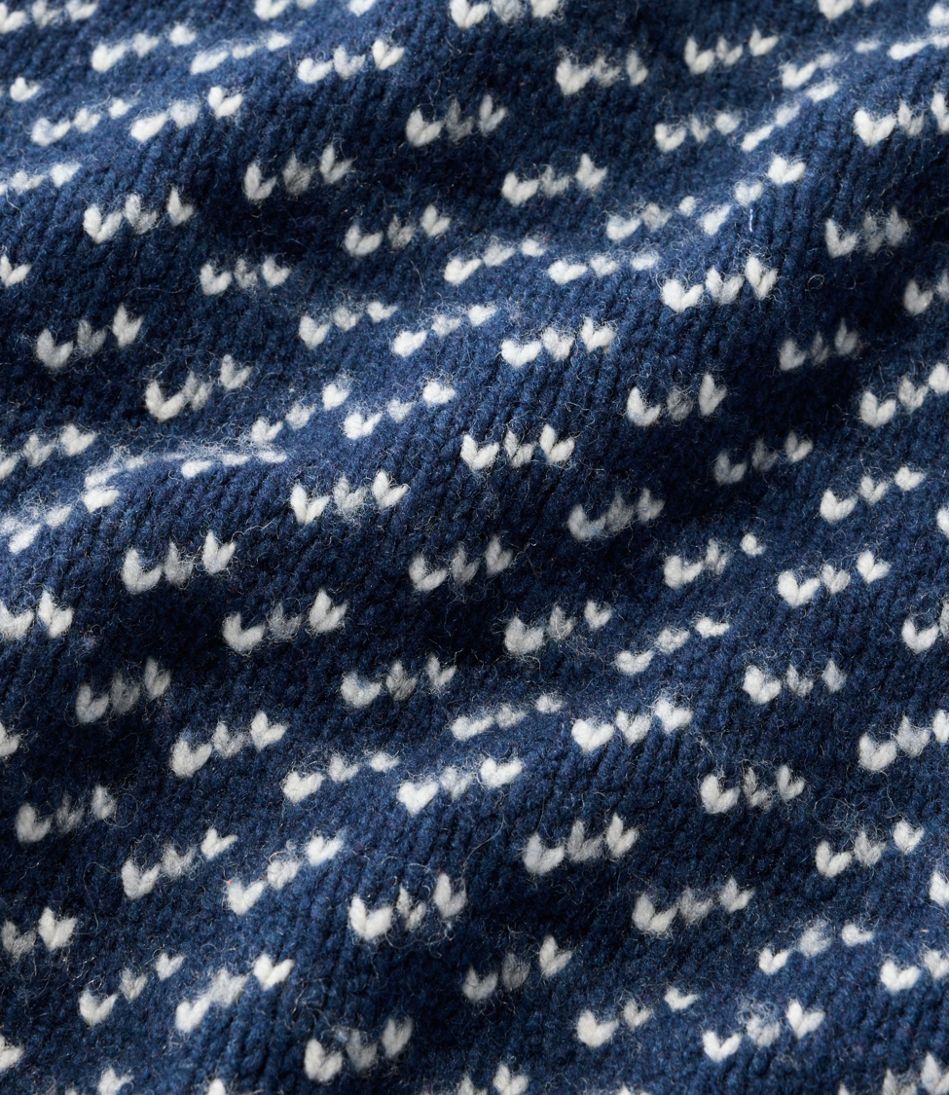 Men's Bean's Classic Ragg Wool Sweater, Crewneck, Bird's-Eye - L.L.Bean Great Value