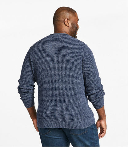 Men's L.L.Bean Organic Cotton Waffle Sweater, Rollneck Crew - L.L.Bean Latest