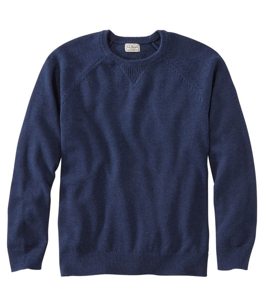 Men's Wicked Soft Cotton/Cashmere Sweater, Crewneck - L.L.Bean Customer Favorite