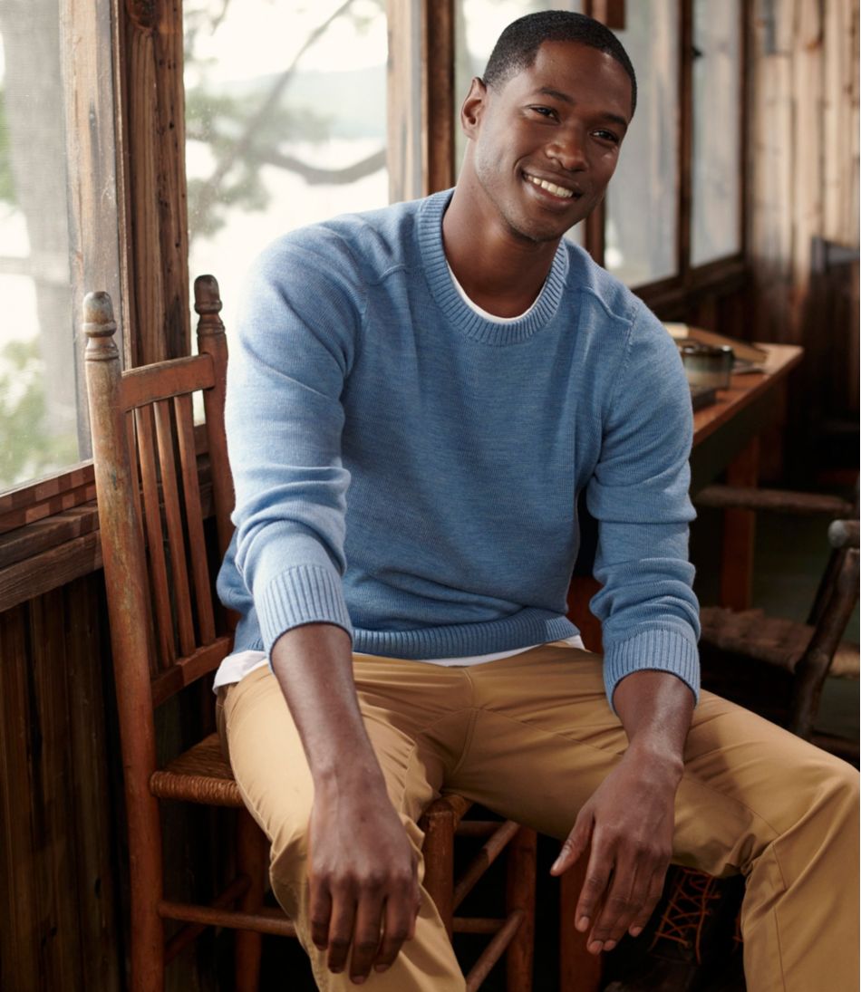 Men's Essential Merino Sweater, Crewneck - L.L.Bean Top Pick