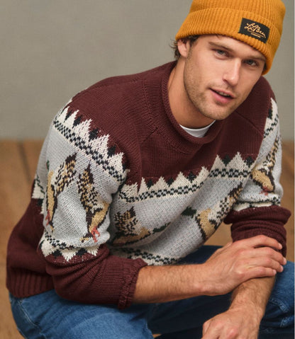 Men's Signature Organic Cotton Rollneck Sweater, Fair Isle - L.L.Bean New