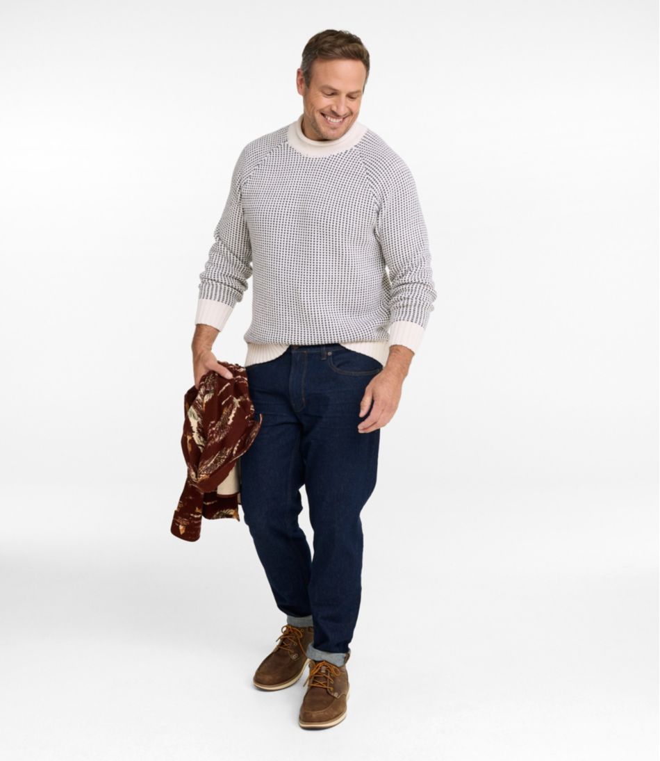 Men's Signature Organic Cotton Rollneck Sweater, Fair Isle - L.L.Bean New