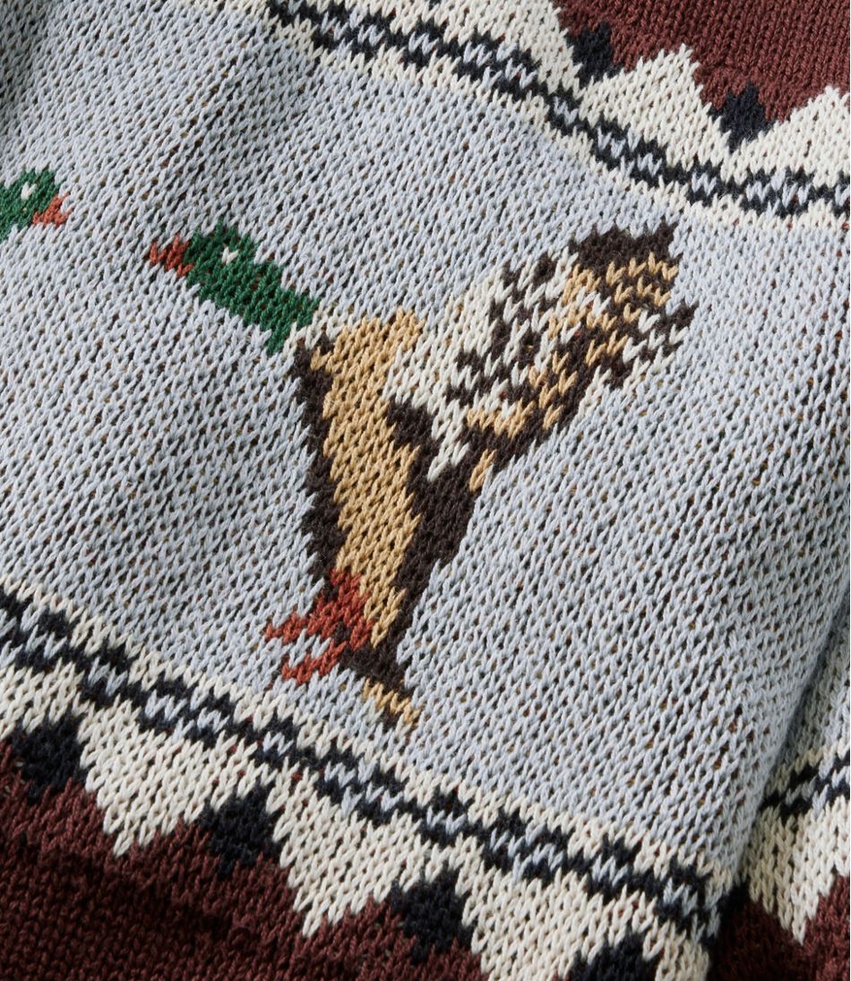 Men's Signature Organic Cotton Rollneck Sweater, Fair Isle - L.L.Bean New