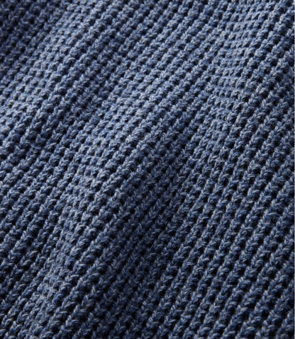 Men's Organic Cotton Waffle Sweater, Cardigan - L.L.Bean Best Seller