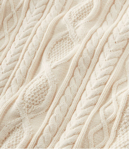 Men's Bean's Heritage Soft Cotton Fisherman Sweater, Button-Mock - L.L.Bean Recommended