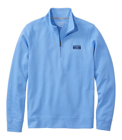Men's Comfort Stretch Performance® Piqué, Quarter-Zip Pullover - L.L.Bean New