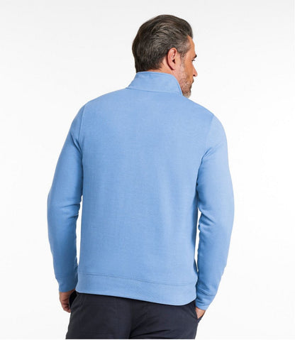 Men's Comfort Stretch Performance® Piqué, Quarter-Zip Pullover - L.L.Bean New