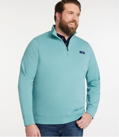 Men's Comfort Stretch Performance® Piqué, Quarter-Zip Pullover - L.L.Bean New