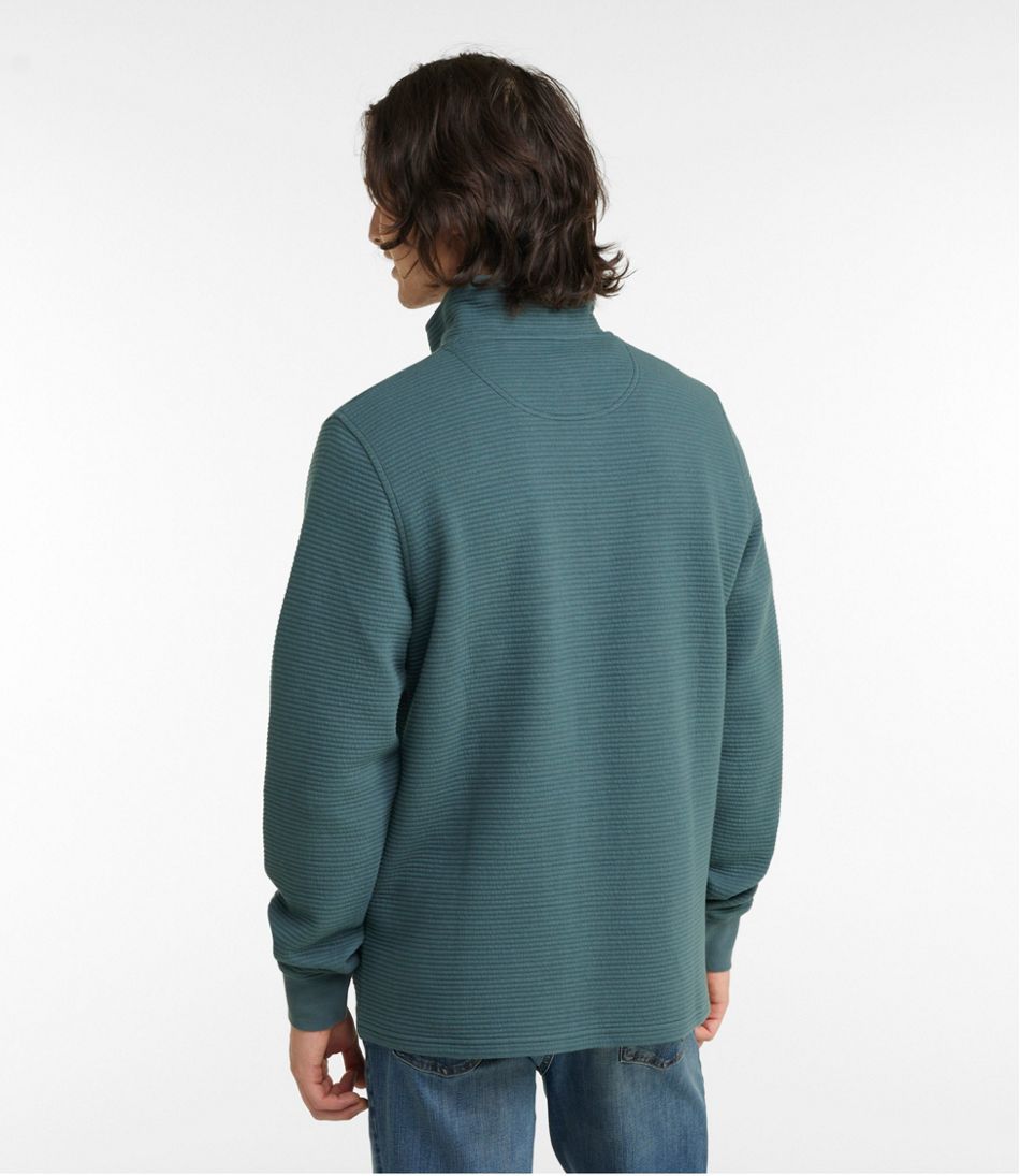 Men's Lakewashed Double-Knit Quarter-Zip Pullover - L.L.Bean Popular