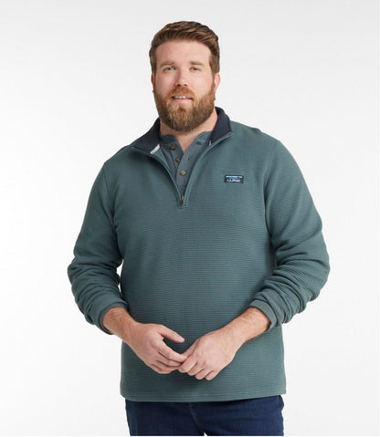 Men's Lakewashed Double-Knit Quarter-Zip Pullover - L.L.Bean Popular