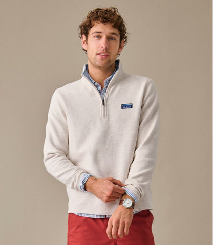 Men's Lakewashed Double-Knit Quarter-Zip Pullover - L.L.Bean Popular