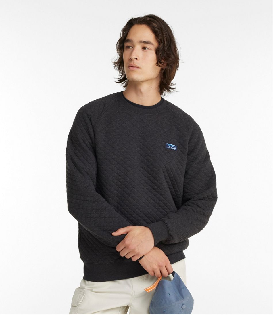 Men's Quilted Sweatshirt, Crewneck - L.L.Bean Best Seller