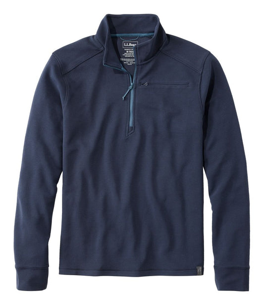 Men's VentureStretch Ottoman-Rib Pullover, Quarter-Zip - L.L.Bean Recommended