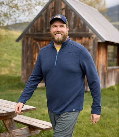 Men's VentureStretch Ottoman-Rib Pullover, Quarter-Zip - L.L.Bean Recommended