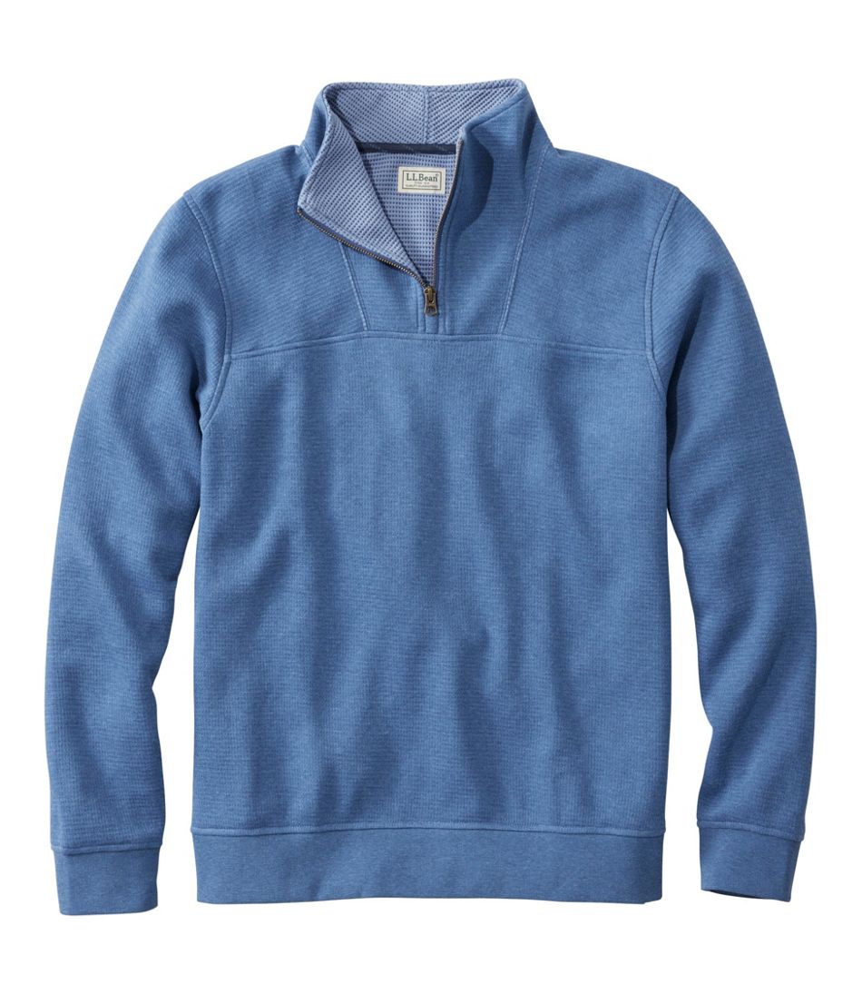 Men's All Seasons Textured Sweats, Quarter-Zip - L.L.Bean Exclusive