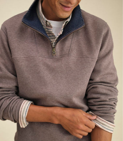 Men's All Seasons Textured Sweats, Quarter-Zip - L.L.Bean Exclusive