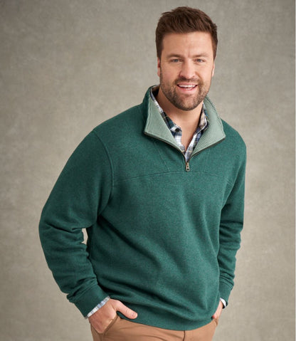 Men's All Seasons Textured Sweats, Quarter-Zip - L.L.Bean Exclusive