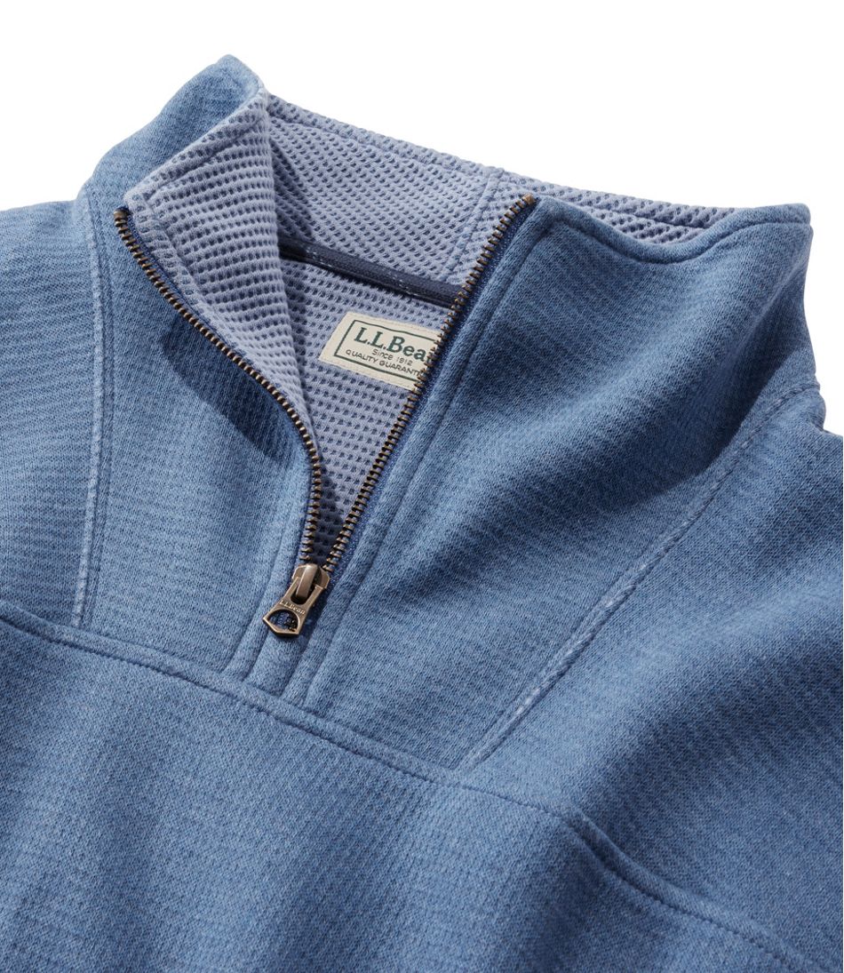 Men's All Seasons Textured Sweats, Quarter-Zip - L.L.Bean Exclusive
