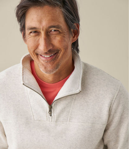 Men's All Seasons Textured Sweats, Quarter-Zip - L.L.Bean Exclusive