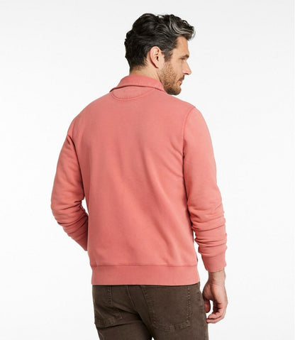 Men's Sunwashed Sweatshirt, Quarter-Zip Polo, Long-Sleeve - L.L.Bean Great Value