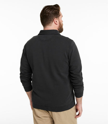 Men's Sunwashed Sweatshirt, Quarter-Zip Polo, Long-Sleeve - L.L.Bean Great Value
