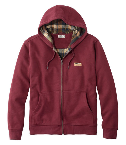Men's Katahdin Iron Works® Hooded Sweatshirt, Flannel-Lined - L.L.Bean Latest