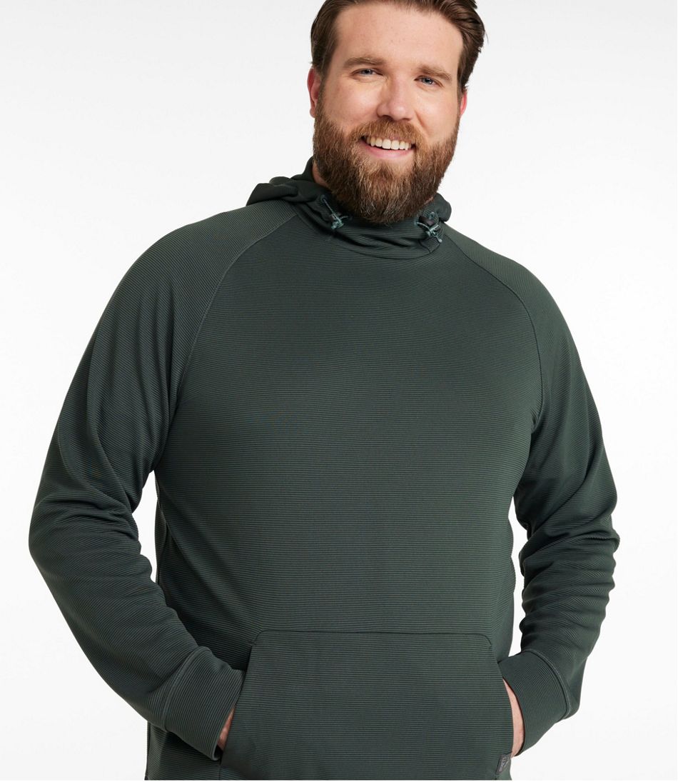 Men's VentureStretch Ottoman-Rib Hoodie - L.L.Bean Quality