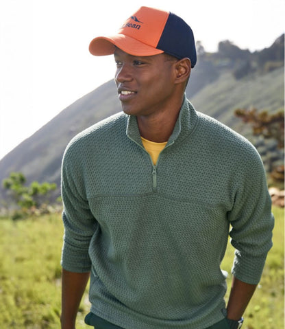 Men's Ridgeknit Pullover, Quarter-Zip - L.L.Bean Popular