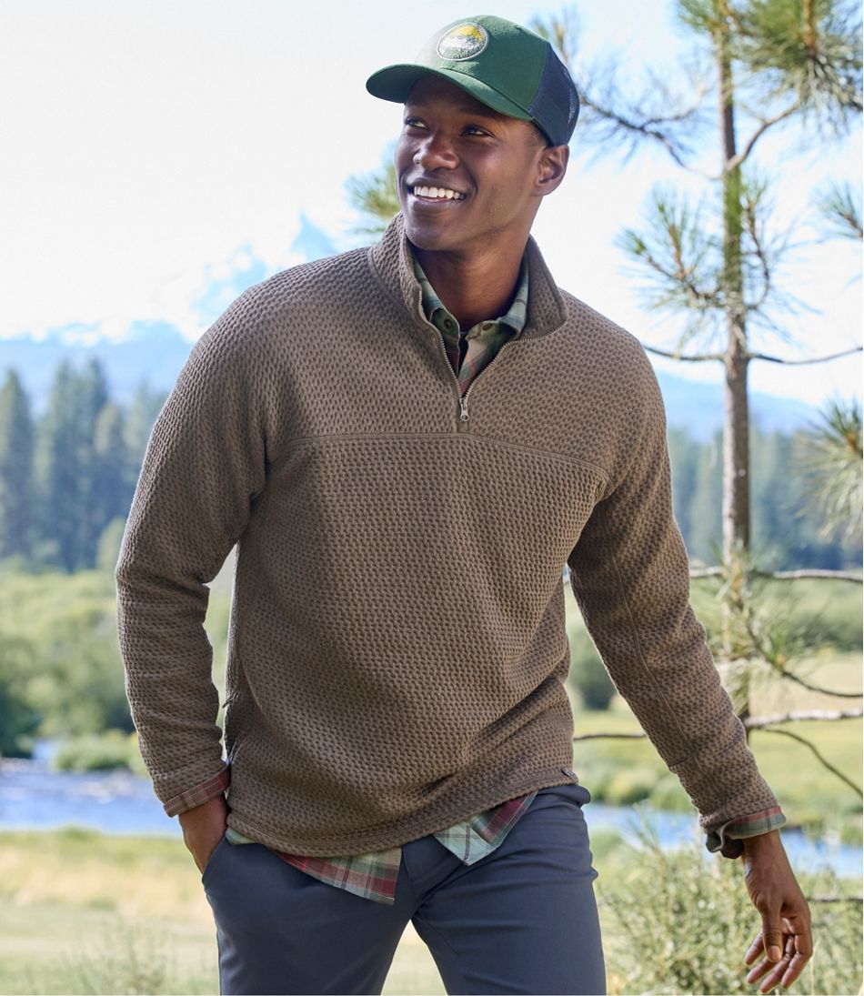 Men's Ridgeknit Pullover, Quarter-Zip - L.L.Bean Popular